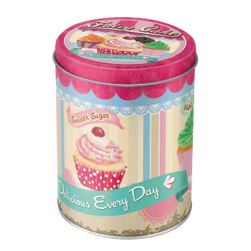 Storage Tin Round FAIRY CAKES