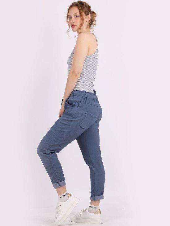 Riley Trousers Denim Blue