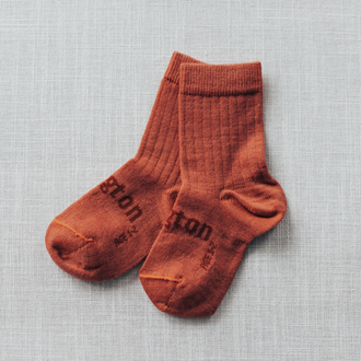 Womens Lamington Sock BRICK