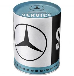Money Box Tin Mercedes-Benz service