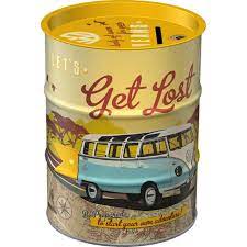 Money Tin Oil Barrrel  VW Lets Get Lost