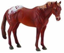 COLLECTA Chestnut Appaloosa Stallion  Figure XL