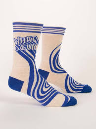 Blue Q  Socks MENS  What A Guy