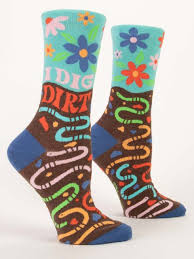 Blue Q  Socks WOMENS  I Dig Dirt