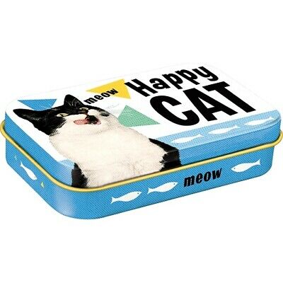 Pet Treat Tin  Happy Cat