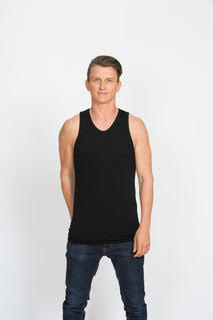 Brass Monkey Merino Singlet  Mens